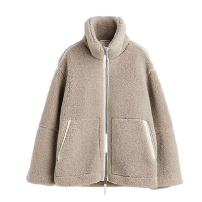 Ewelina – Ciepła Kurtka z Misiem na Zamek