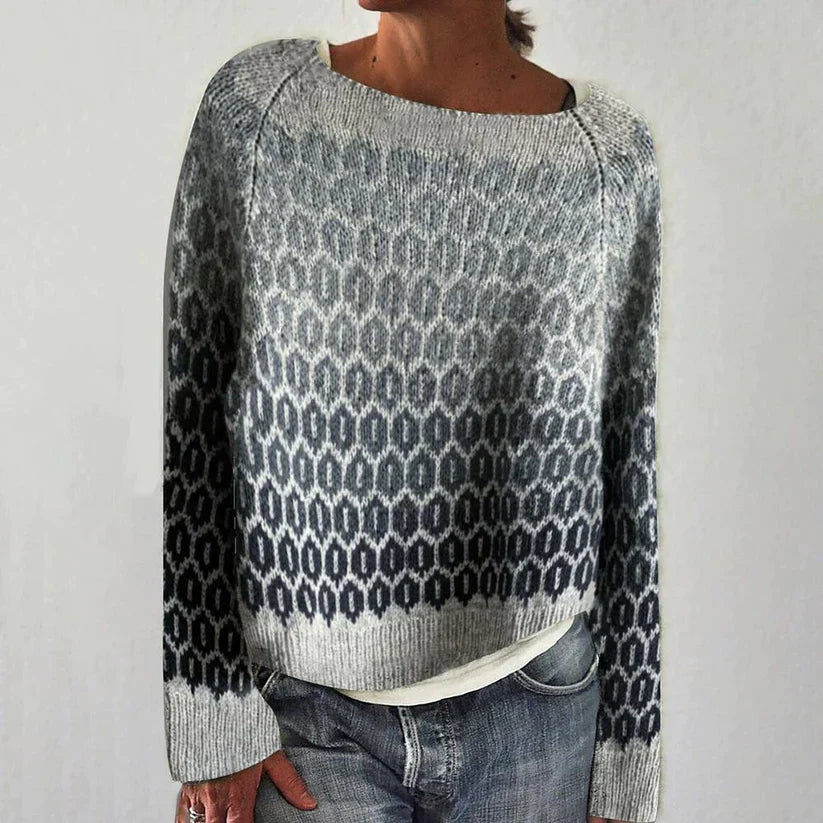 Lena – Szary Sweter Oversize