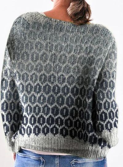 Lena – Szary Sweter Oversize