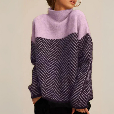 Marzena – Sweter w Geometryczny Wzór