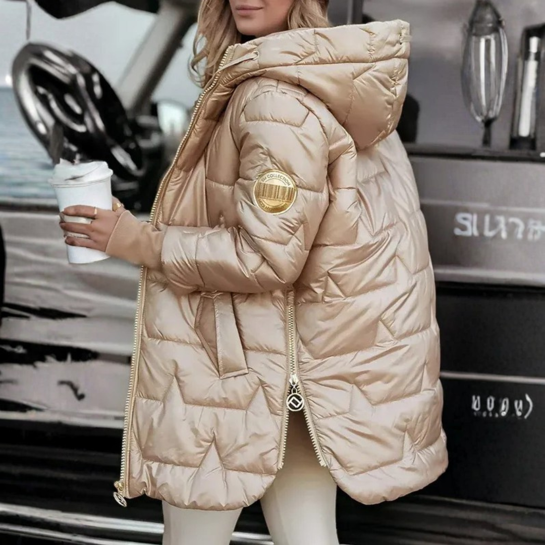 Bogumiła – Pikowana Kurtka z Kapturem