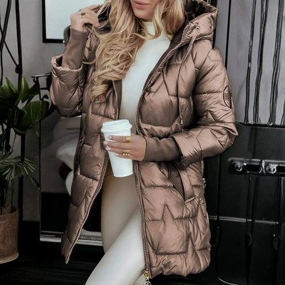 Bogumiła – Pikowana Kurtka z Kapturem