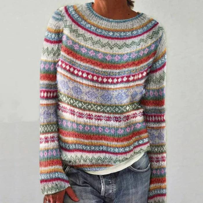 Amelia – Kolorowy Sweter